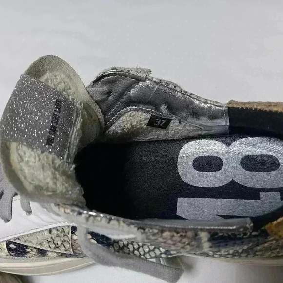 P448 John You can Surf Later  Italian Leather sneakers. Ladies size 7 (37) - Picture 6 of 9